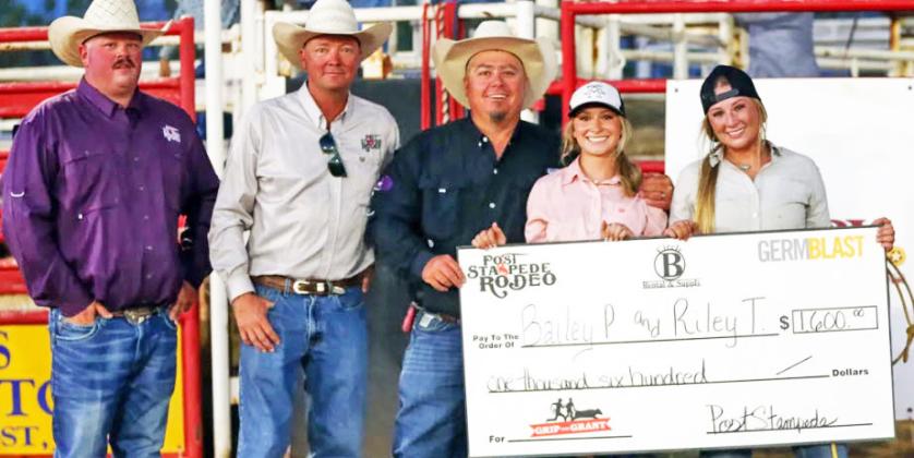 YOUTH OPPORTUNITY The Post Stampede brings an opportunity to local 4-H and FFA Clubs to win a grant by way of a calf scramble during the Post Stampede Rodeo. 4-H Advisors and FFA Teachers/Advisors are invited to enter their two-person teams in this event. | COURTESY PHOTO