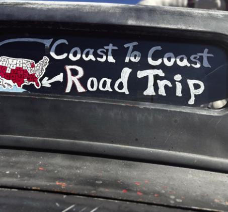 5000 miles, friends, copilot dog