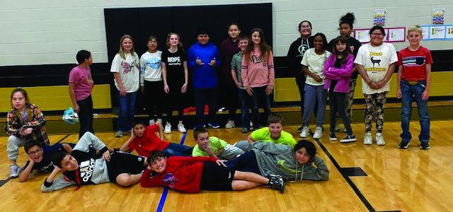 Mrs. Osborn’s fifth-grade class earned Top Class and challengers the teachers to Dodgeball.