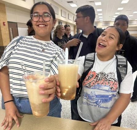 SWEET REWARD Post High School freshmen enjoyed Coke floats after the class of 2030 earned the school’s highest attendance percentage for the first six weeks. SPOTLIGHT PHOTOS, PAGE 8 | COURTESY PHOTO