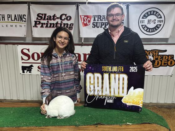 2025 SOUTHLAND JUNIOR LIVESTOCK SHOW RESULTS