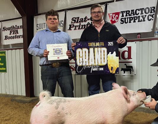 2025 SOUTHLAND JUNIOR LIVESTOCK SHOW RESULTS