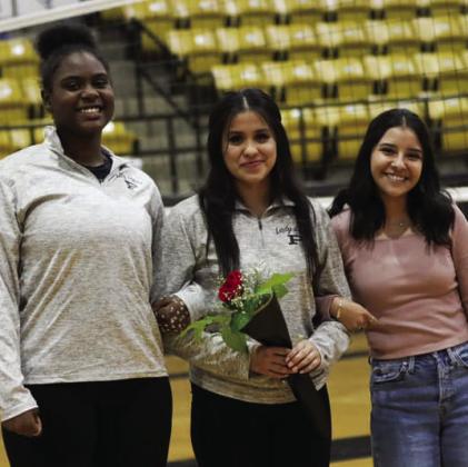 ALISHA ESPARZA Left to right Tramaya Johnson, Alisha Esparza and Chelsy Rodriguez