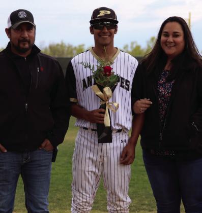 Sebastian Chapa escorted by: Victor and Adriana Chapa