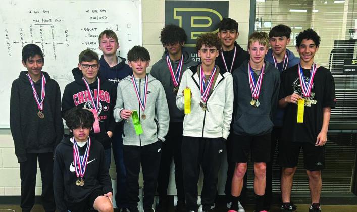 Post Junior High competes at district meet