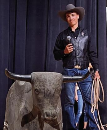 TTU Rodeo Team visits Post Elementary on College Day - Oct. 6