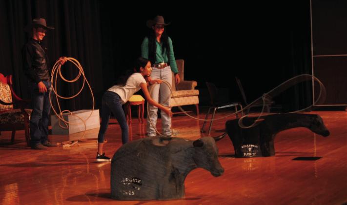TTU Rodeo Team visits Post Elementary on College Day - Oct. 6