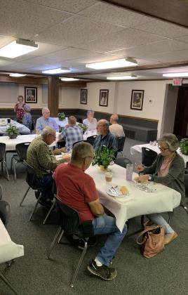 COMMUNITY PRAYER Post Methodist Church hosted a community prayer breakfast Sept. 24. Pastors, first responders, citizens, and officials participated in the gathering of prayer for our city, county, schools and nation. | STAFF PHOTO