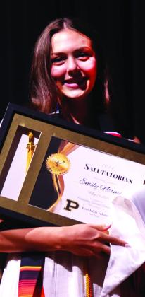 SALUTATORIAN Emily Norman wasnamedthe2024Salutatorian during the Academic Awards Ceremony. |ADALINARESENDEZ PHOTO