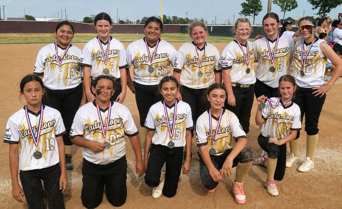 SECTIONAL RUN The Post Little League 11/12 Lady Lopes advanced to Sectionals after winning the District 38 championship, where they were defeated by Monahans. | COURTESY PHOTO