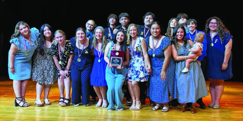 OAP TO REGIONAL The Post High School One Act Play placed first and will advance to regionals after their performance of ‘Cicada’ at the Area competition Thursday, April 10. They led all schools with straight 1’s for their performance. The following awards were also earned: Outstanding Sound Seth Lee, Honorable Mention Cast Harli McClellan, All Star Cast Adan Gonzalez, and Best Performer Khloe Smith. | COURTESY PHOTO
