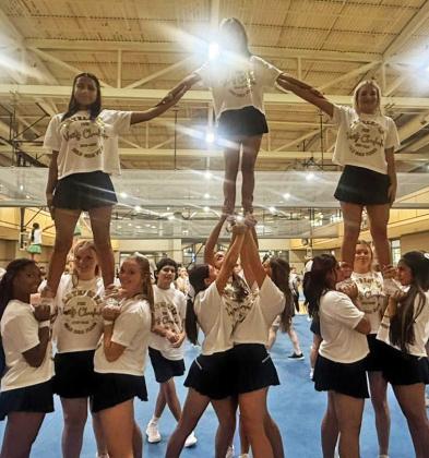 SUMMER SPIRIT Members of the Post High School varsity cheer squad attended the Universal Cheerleaders Association (UCA) Cheer Camp at Texas Tech University June 7-10. | COURTESY PHOTOS
