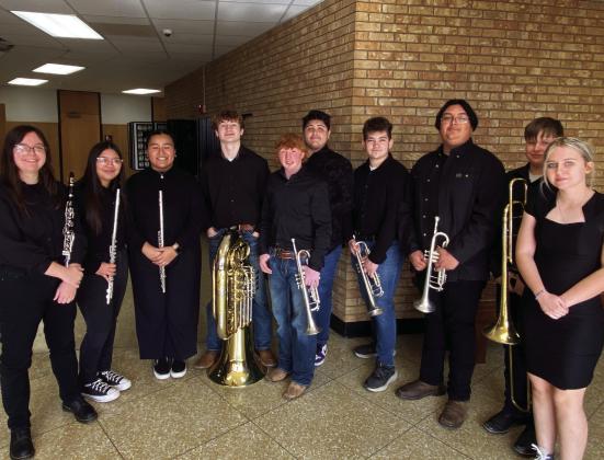 PRIDE OF POST BAND COMPETES IN UIL CONTEST