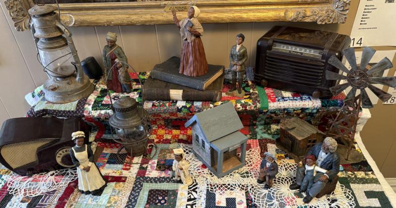 BLACK HISTORY MONTH, FEBRUARY A Black History Month display at the Garza County Museum highlights prominent Black leaders and historical figures. | POST DISPATCH