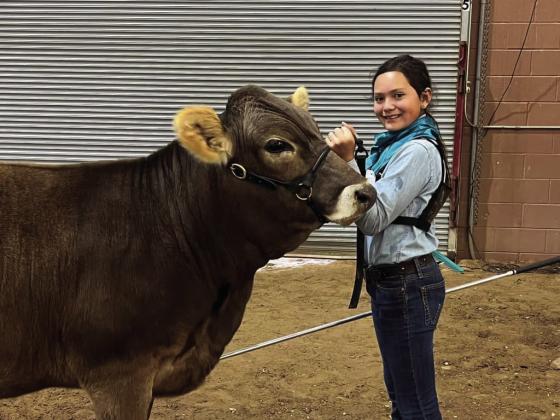 Congratulations Annie Basinger Reserve Grand Champion Braunvieh at San Angelo!! She also brought home a few 5th places with her other Braunvieh. Annie is a member of the Southland FFA.