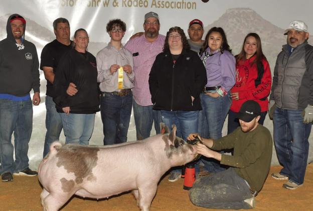 Kody Osborn a Post FFA member, on his 5th place Cross Gilt at the San Angelo Stock Show and Rodeo! Way to go!