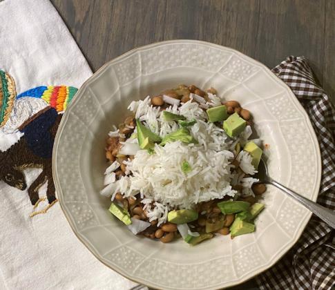 Black-eyes Peas and Rice