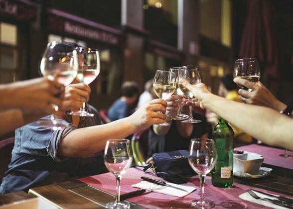 Wine at dinner | PHOTO PROVIDED BY GUS CLEMENS