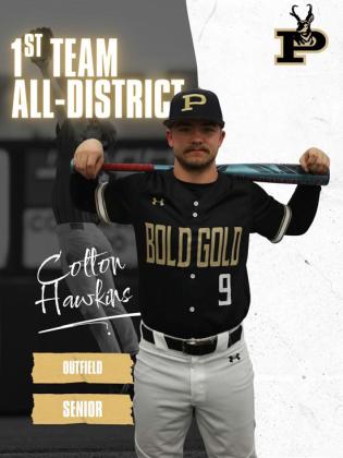 COLTON HAWKINS 1ST TEAM ALL-DISTRICT OUTFIELD SENIOR