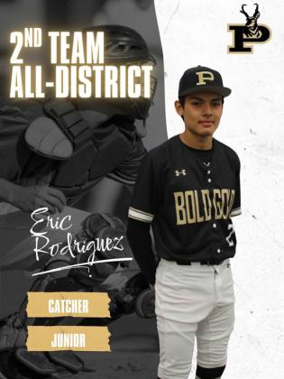 ERIC RODRIGUEZ 2ND TEAM ALL-DISTRICT CATCHER JUNIOR