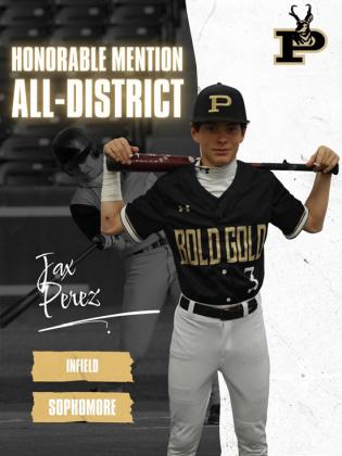 JAX PEREZ HONORABLE MENTION INFIELD SOPHOMORE