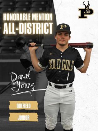 DANIEL YOUNG HONORABLE MENTION OUTFIELD JUNIOR