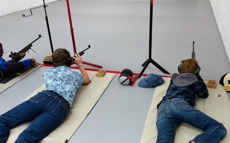 SPOTLIGHT ON GARZA CO 4-H RIFLE CONTEST