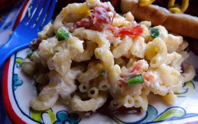 MAKE AHEAD Classic macaroni salad tends to get better the next day so make it ahead of time to free you up while your family is dealing with the barbecue. | ANGELINA LaRUE PHOTO
