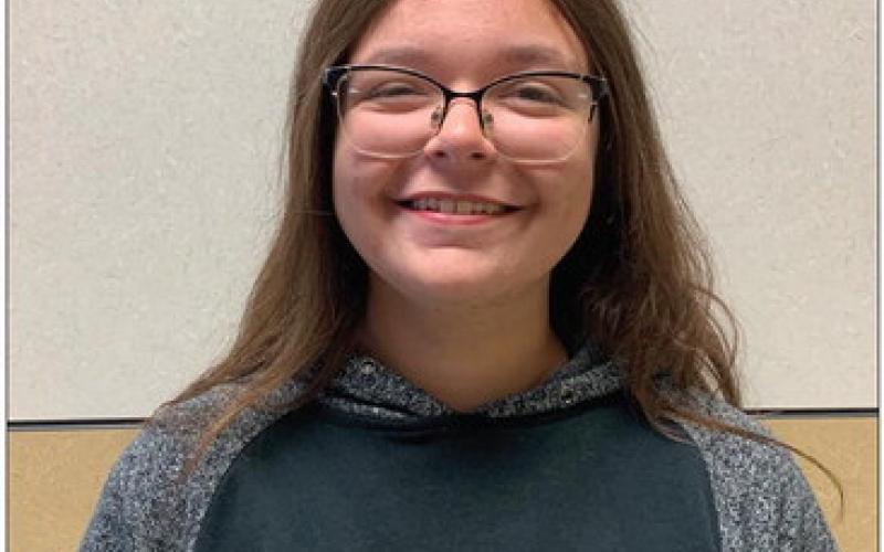 Katelyn Ferguson is the freshman Student of the Month.