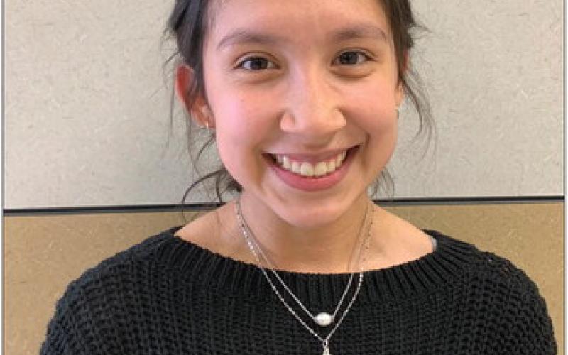 Abigail Rodriguez is the junior Student of the Month.