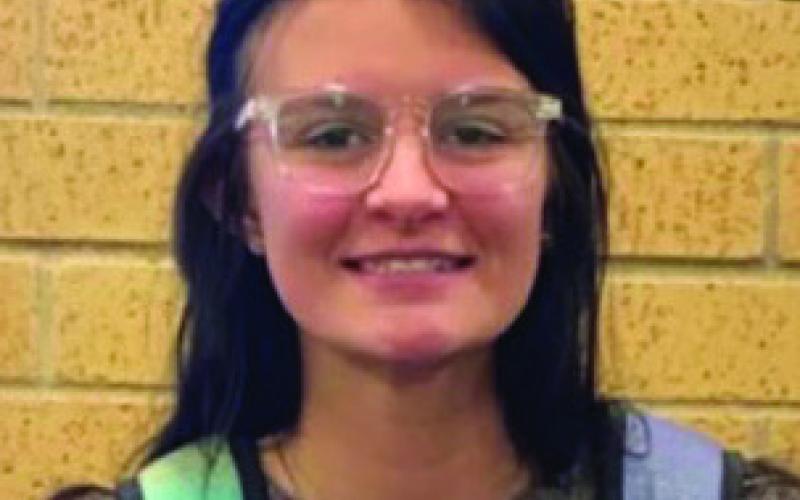 Alika Flowers is the senior Student of the Month.
