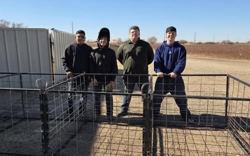 TAKING STOCK Southland Ag students have been hard at work this year building holding pens for the local stock show. The pens play an important role in helping make the local stock show an all-around success. | COURTESY PHOTO