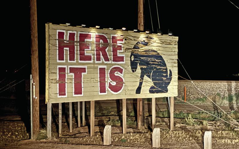 RABBIT, RUN At Joseph City, Arizona, a town founded by 19thcentury Mormon migrants, the “Here It Is” jackrabbit sign made famous all across Route 66 has its origins. MORE PHOTOS, PAGE 9 | THE TEXAS SPUR