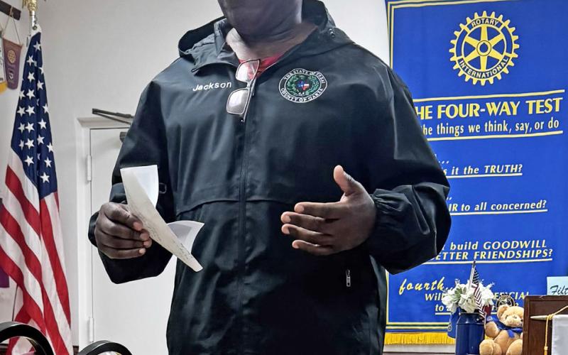 RIPPLE EFFECTS Terry Jackson shared an example during a Rotary Club program illustrating how incarceration affects not only the defendant but also the defendant’s family. | POST DISPATCH