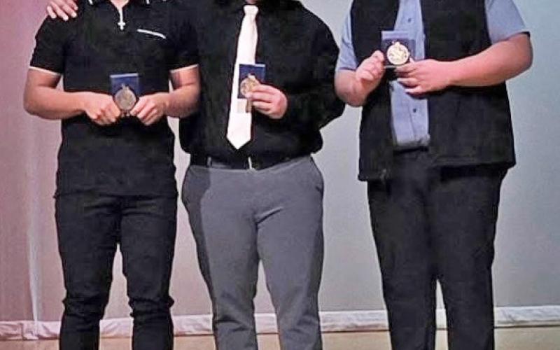 ALL STAR CAST Jonah Pequeno, Adan Gonzales and Lazaro Barboza were named to the All-Star Cast for their outstanding performances. | COURTESY PHOTO