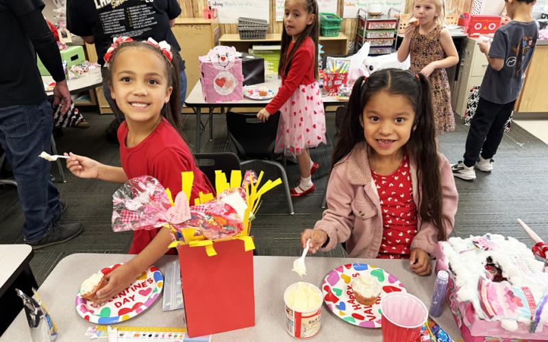 Post Elementary School celebrates Valentine’s with schoolwide parties