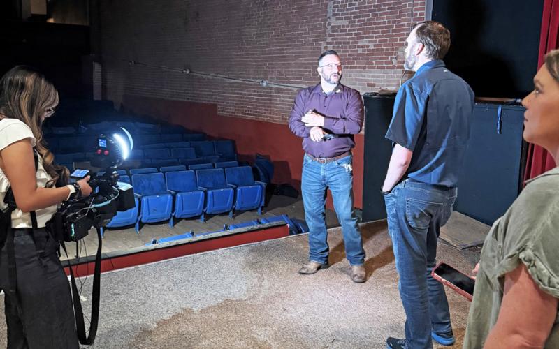 GARZA THEATRE INTERIOR, PRESENT DAY (PHOTO PROVIDED)