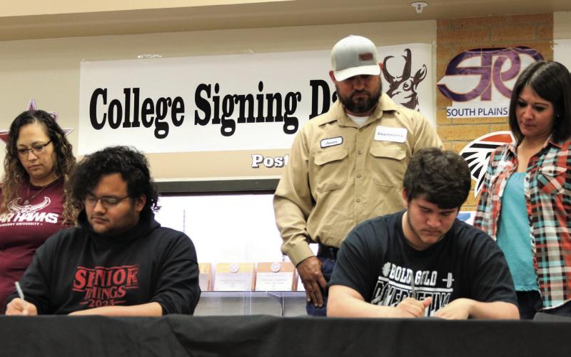 Julian Basquez and Landon Hair Photo by Abigail Rodriguez