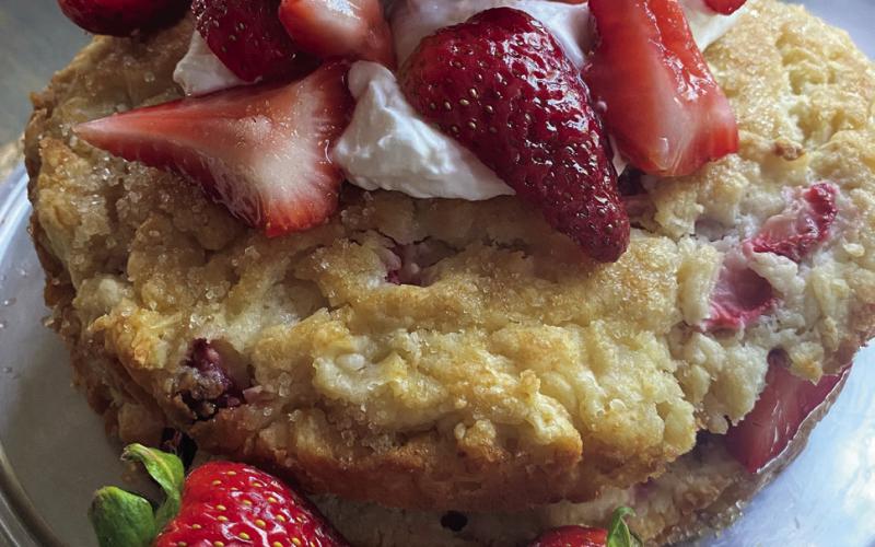 Strawberry shortcake stack