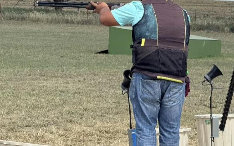 Bryan Saucedo Shooting in doubles