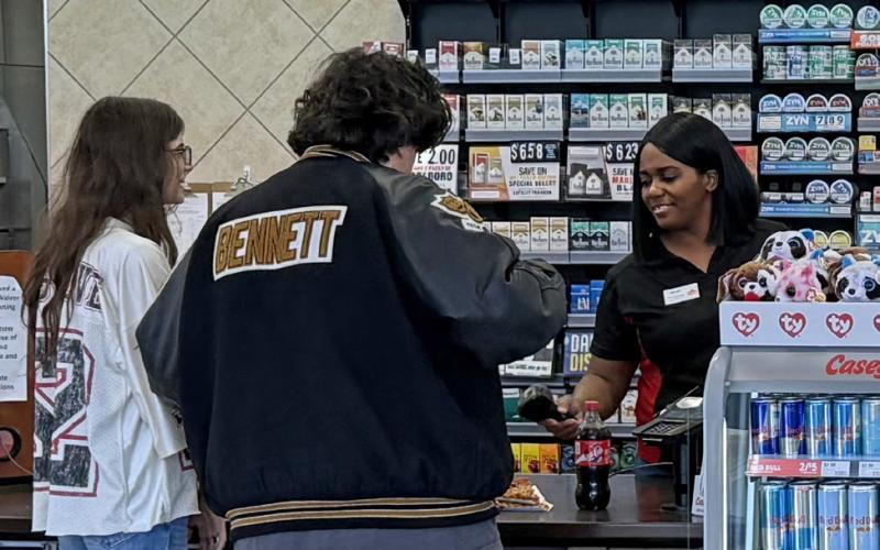 CHECKOUT SERVICE Casey’s convenience store in Post features a clean, well organized layout with a wide array of products. | STEPHANIE ALLEN