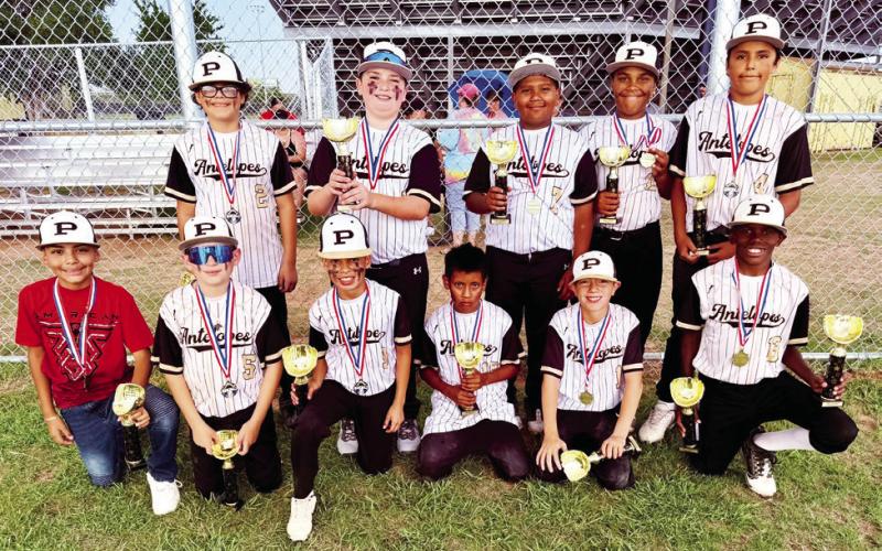 11/12 BASEBALL Back Row: Aidan Castro, Cooper Britton, Michael Martinez, Leslie White III, and Juan Gomez. Front Row: Salador Rodriguez, Rody Howard, Jorge Torres, Rafeal Trinidad, Levi Walkup, and Jkayden Woodard. | COURTESY PHOTO