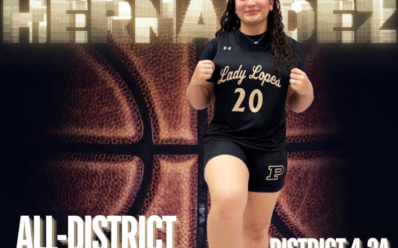 RYLEE HERNANDEZ ALL-DISTRICT 4-2A SECOND TEAM