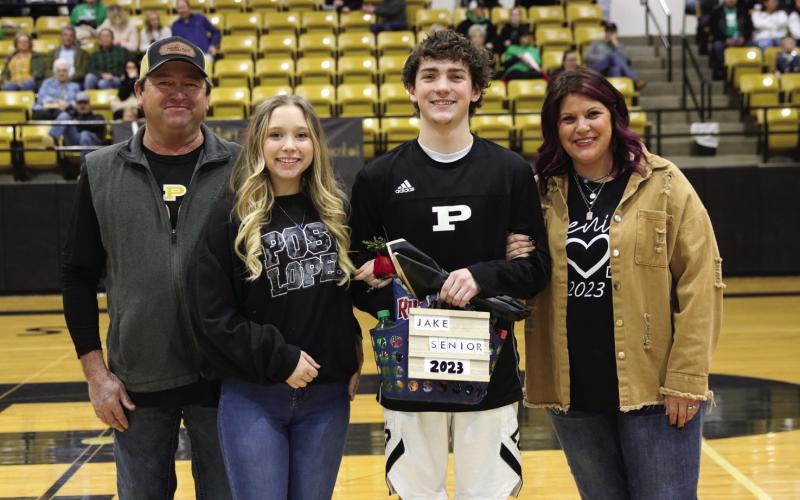 Jacob McClellan escorted by: Michael, Harli &amp;amp; Samatha McClellan