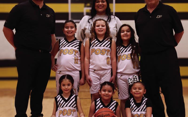 Girls 1st/2nd Head Coach Ana and Ben Ayala, Sponsor Snyder Iron &amp;amp; Metal, and players Maiya Ayala, Juliana Martinez, Gracelynn Torres, Isabella Montoya, Baylea Yanet Ramirez, Romely Robledo, and Liliana Hernandez. | WHITNEY DORSETT PHOTO
