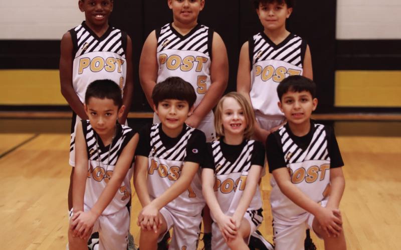 Boys 3rd/4th Head Coach Jack Cheek, Assistant Coach Brandon Bell, Sponsor Brax Iron Doors, and players Ricardo Lopez, Axel Cheek, Nicolas Coronado, Jonah Hernandez, Keyton Taylor, EJ Duckett, and J'Kayden Woodard. | WHITNEY DORSETT PHOTO