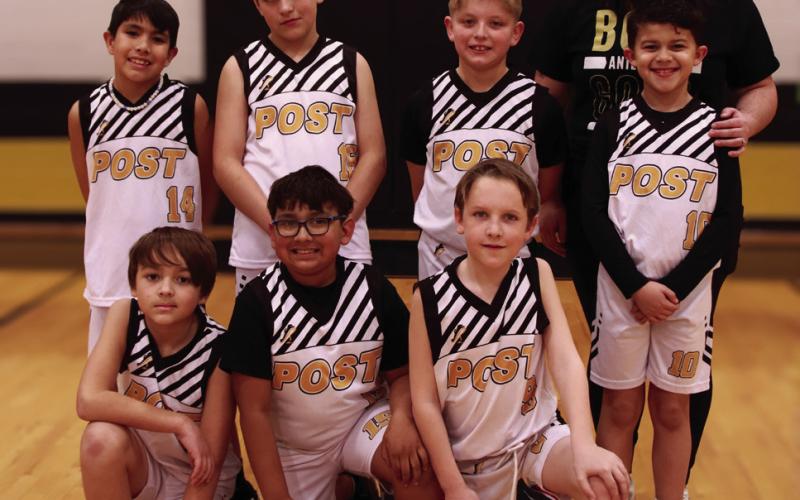 Boys 3rd/4th Coach: Storyie Miller, Sponsor Afterglow Detail, and players Watson Ham, Kye Medina, Jonsey Belongia, Leon Enriquez, Daylyn Richey, Jaxon Gomez, Guillermo Hernandez, and Harley Urbina. | WHITNEY DORSETT PHOTO