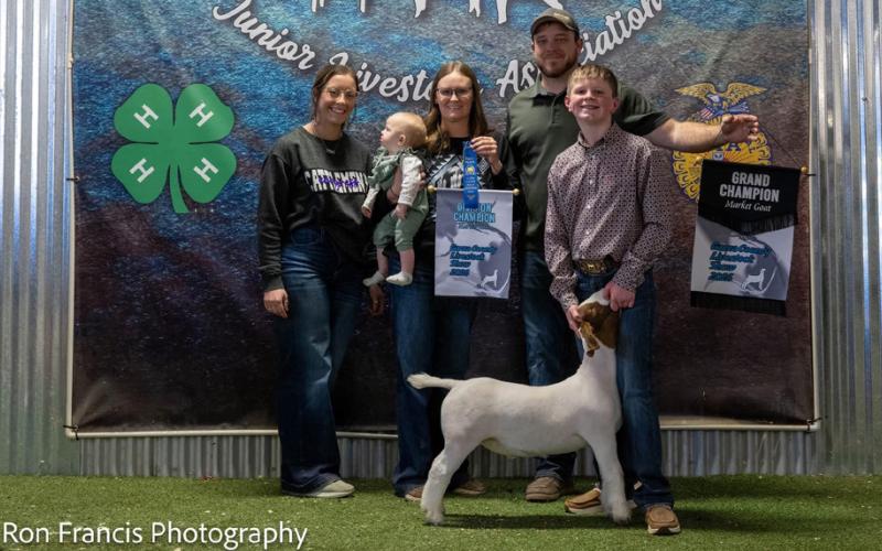 GRAND CHAMPION HEAVY GOAT AARON BROOKS