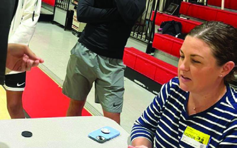 SOUTHLAND STUDENTS Program coordinator, Ben Harper, with Watch UR BAC, was at Southland ISD Tuesday, October 22, providing alcohol, vaping, and fentanyl education with help from Garza County Texas A&amp;amp;M AgriLife agents Danya Peterson and Xane Reiter. The program was presented to the 10-12th graders to bring awareness to the dangers of alcohol, impaired driving, and drug use. The hands-on experiences provided a great learning opportunity for everyone. | COURTESY PHOTOS