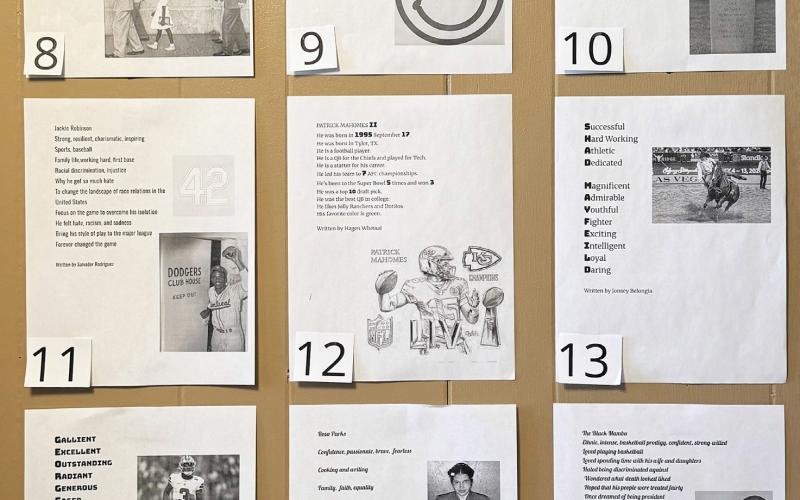 ARTWORK created by Post Elementary School students for the museum’s Black History Month contest was displayed for public voting. | POST DISPATCH